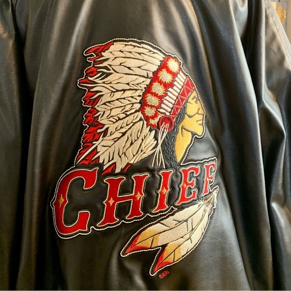 Steve & Barry's Other - Kansas City Chiefs Varsity Bomber Jacket Letterman Style Size Medium